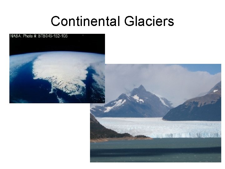 Continental Glaciers 