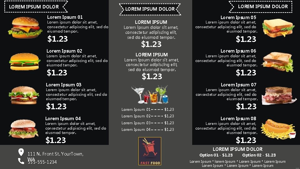 LOREM IPSUM DOLOR Lorem Ipsum 01 Lorem ipsum dolor sit amet, consectetur adipiscing elit,