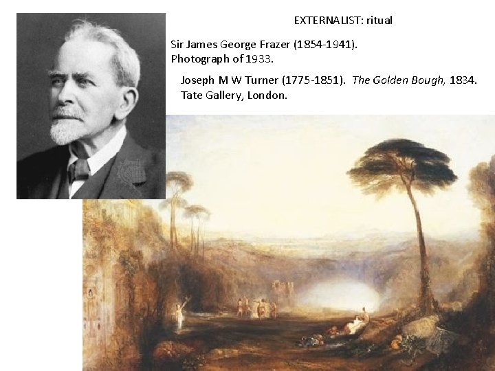 EXTERNALIST: ritual Sir James George Frazer (1854 -1941). Photograph of 1933. Joseph M W EXTERNALIST: ritual Sir James George Frazer (1854 -1941). Photograph of 1933. Joseph M W