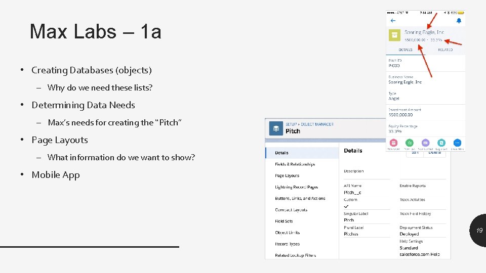 Max Labs – 1 a • Creating Databases (objects) – Why do we need