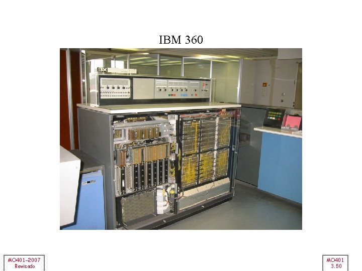 IBM 360 MO 401 -2007 Revisado MO 401 3. 50 