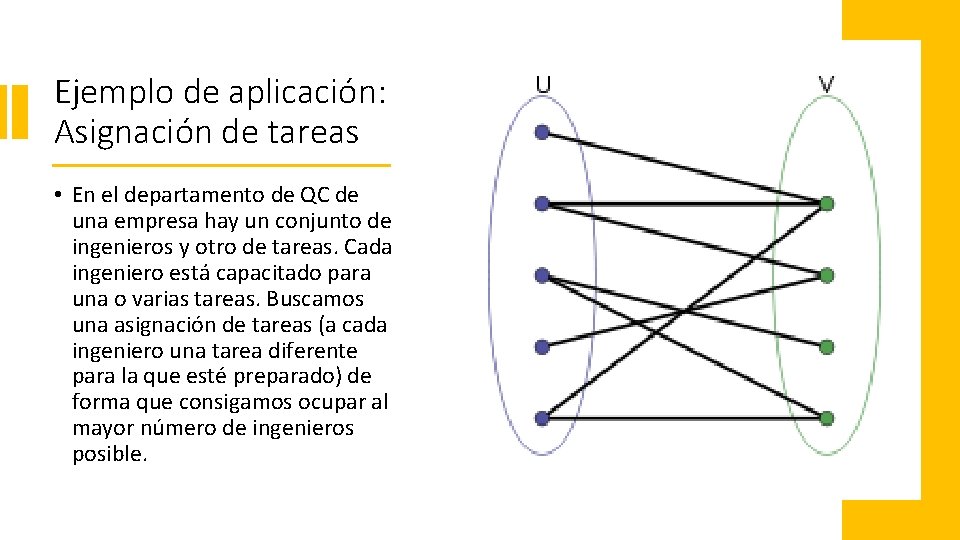 Ejemplo de aplicación: Asignación de tareas • En el departamento de QC de una Ejemplo de aplicación: Asignación de tareas • En el departamento de QC de una