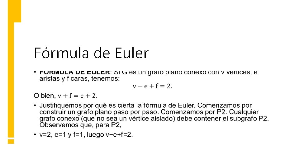 Fórmula de Euler • Fórmula de Euler •