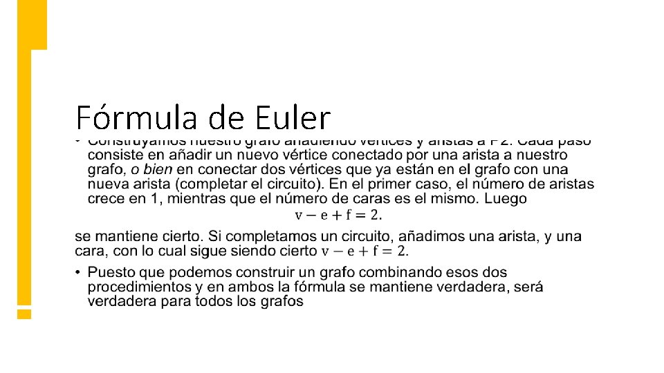 Fórmula de Euler • Fórmula de Euler •