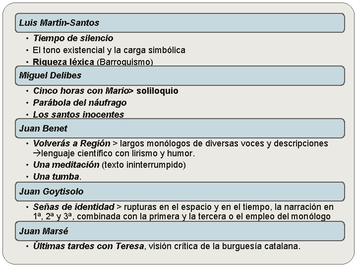 Luis Martín-Santos • Tiempo de silencio • El tono existencial y la carga simbólica