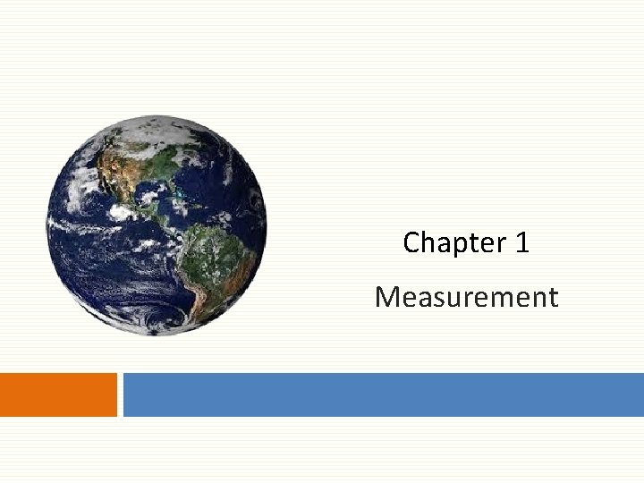 Chapter 1 Measurement 