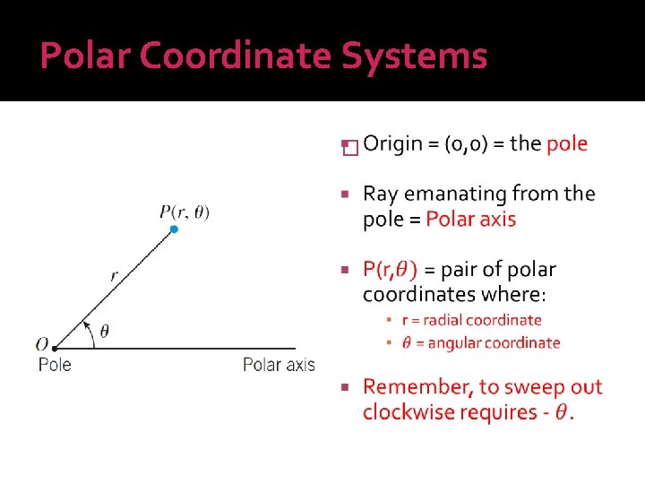 Polar Coordinate Systems � 