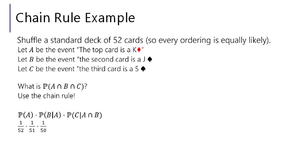 Chain Rule Example 