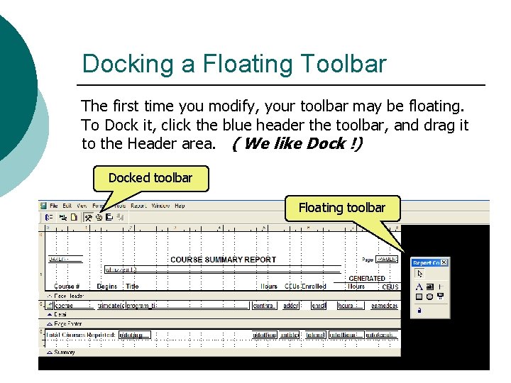 Reporting Basics Cooking Reports with Chuck An ACEware