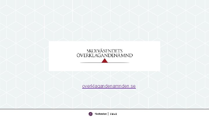 overklagandenamnden. se Sida 9 