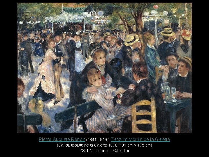 Pierre-Auguste Renoir (1841 -1919): Tanz im Moulin de la Galette (Bal du moulin de