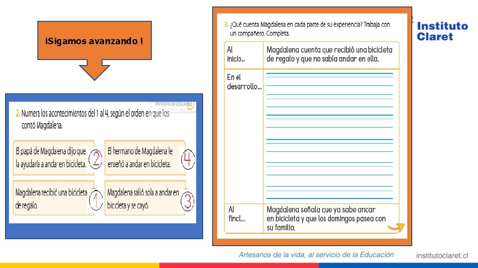 ¡Sigamos avanzando ! 