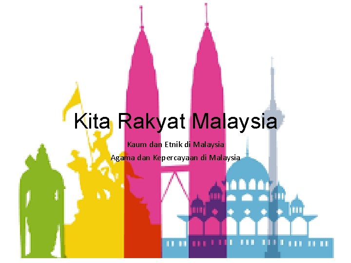 Kita Rakyat Malaysia Kaum dan Etnik di Malaysia Agama dan Kepercayaan di Malaysia 