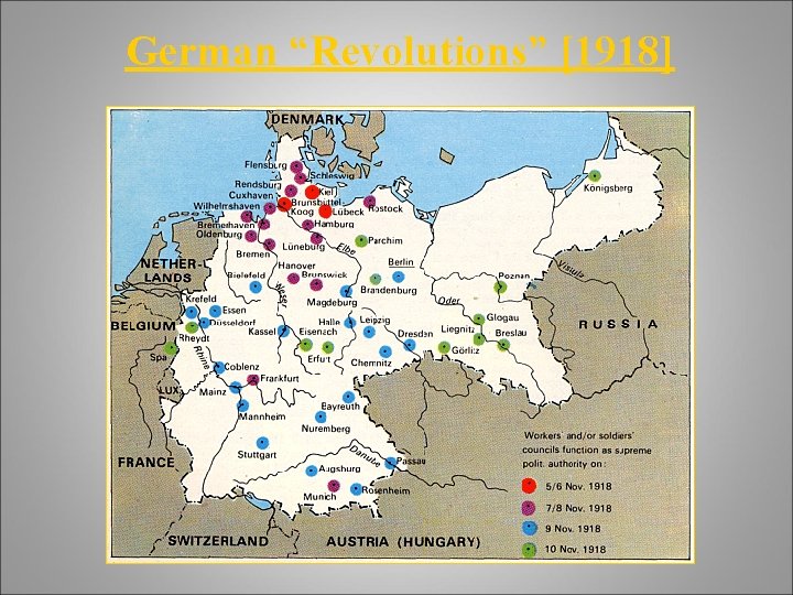 German “Revolutions” [1918] 