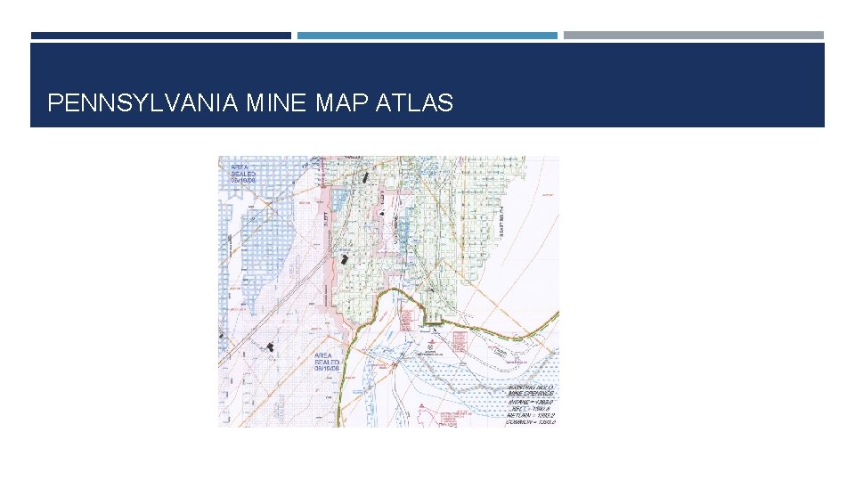 PENNSYLVANIA MINE MAP ATLAS 