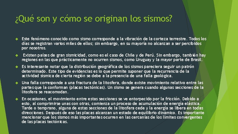 ¿Qué son y cómo se originan los sismos? Este fenómeno conocido como sismo corresponde ¿Qué son y cómo se originan los sismos? Este fenómeno conocido como sismo corresponde