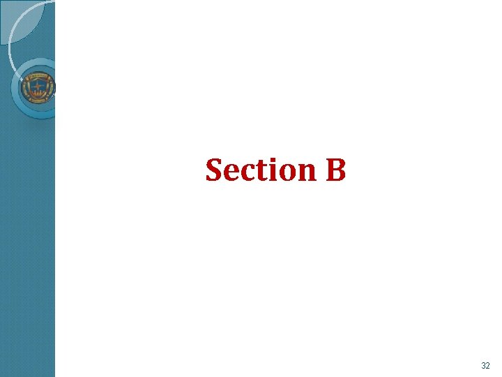 Section B 32 