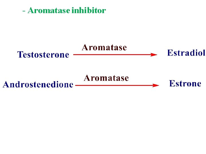- Aromatase inhibitor 