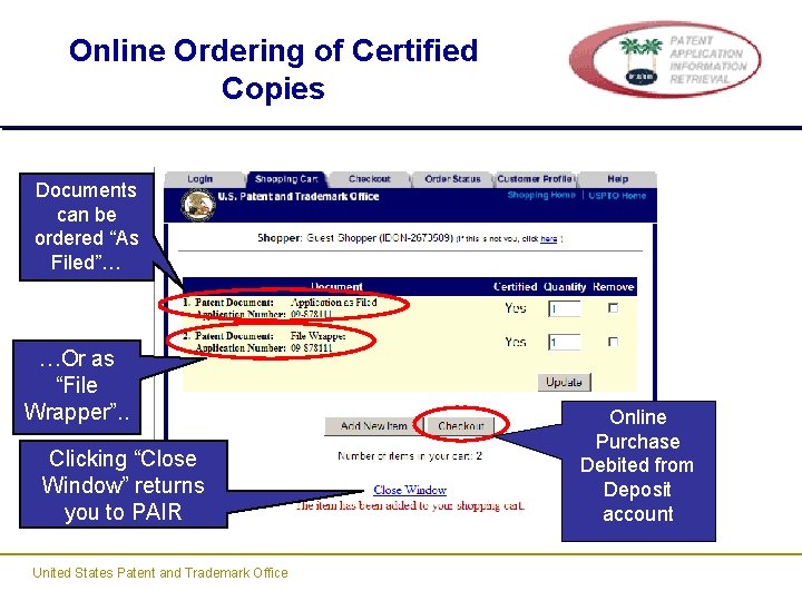 Online Ordering of Certified Copies Documents can be ordered “As Filed”… …Or as “File Online Ordering of Certified Copies Documents can be ordered “As Filed”… …Or as “File