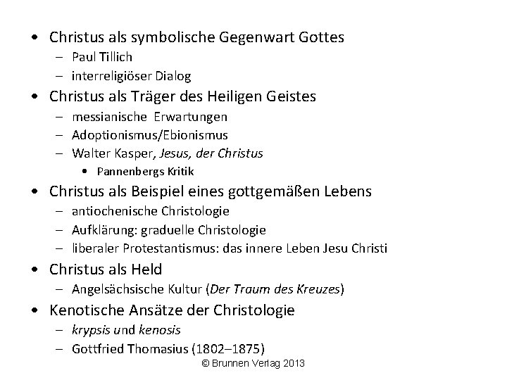  • Christus als symbolische Gegenwart Gottes – Paul Tillich – interreligiöser Dialog •