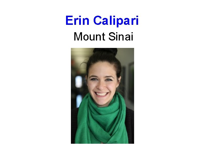 Erin Calipari Mount Sinai 