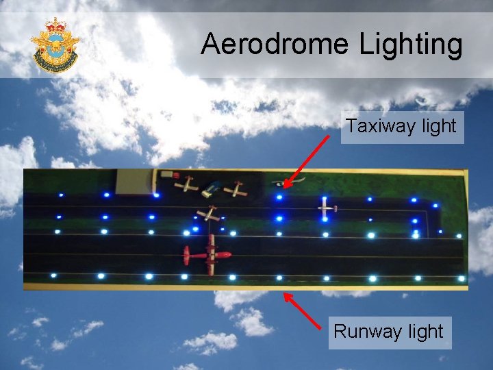 Aerodrome Lighting Taxiway light Runway light Aerodrome Lighting Taxiway light Runway light