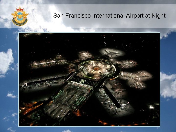 San Francisco International Airport at Night San Francisco International Airport at Night
