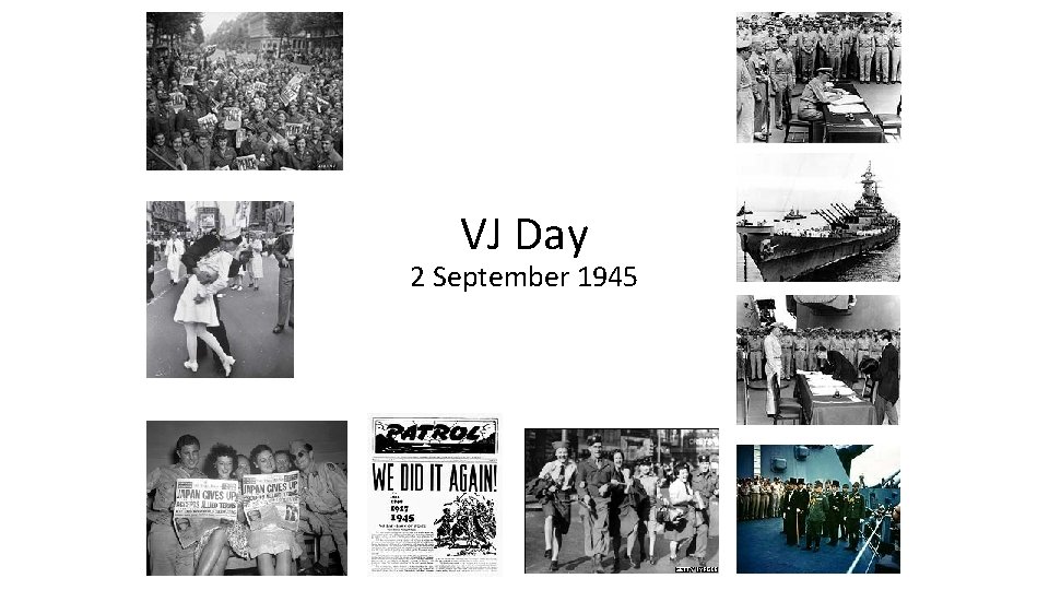 VJ Day 2 September 1945 