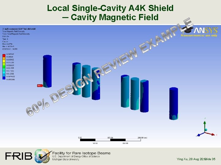 Local Single-Cavity A 4 K Shield ─ Cavity Magnetic Field , Slide 35 Ying