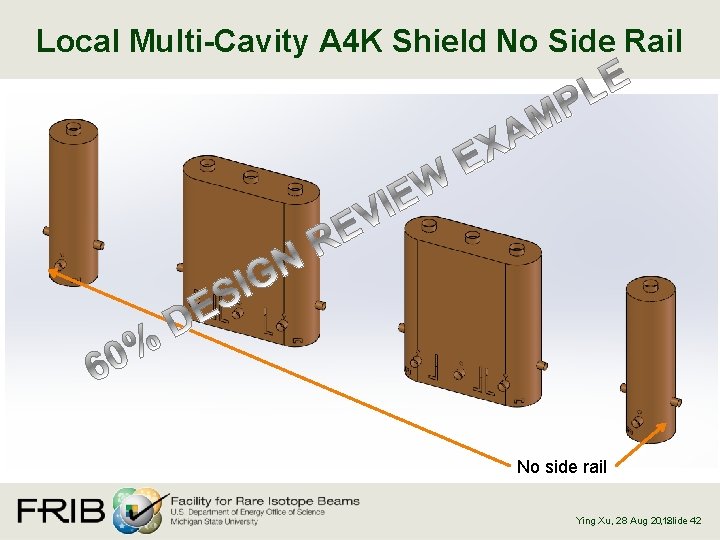 Local Multi-Cavity A 4 K Shield No Side Rail No side rail , Slide