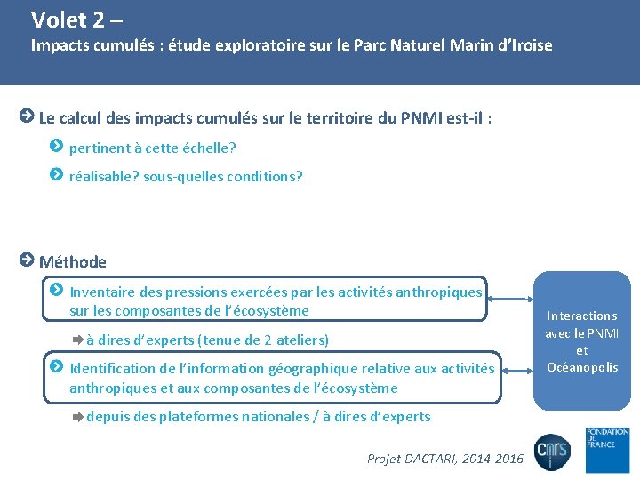 Volet 2 – LETG-Brest – Terra Maris : Vers une véritable collaboration d’intérêt mutuel