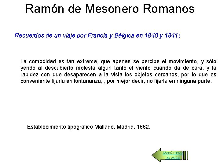 Ramón de Mesonero Romanos Recuerdos de un viaje por Francia y Bélgica en 1840