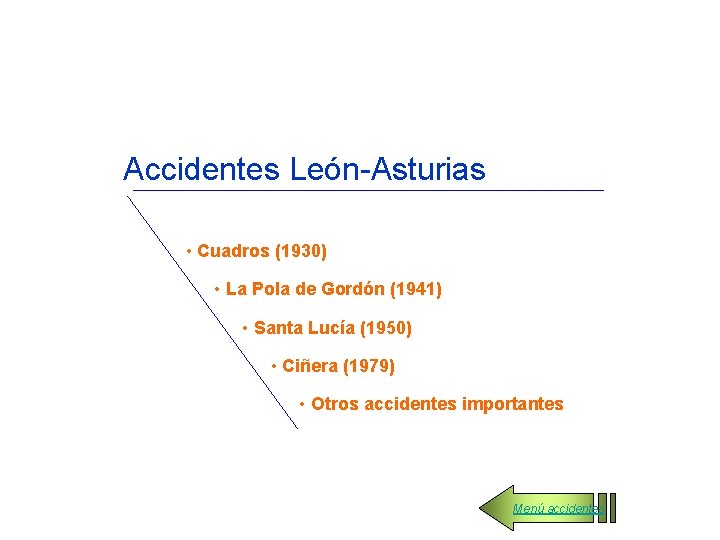 Accidentes León-Asturias • Cuadros (1930) • La Pola de Gordón (1941) • Santa Lucía