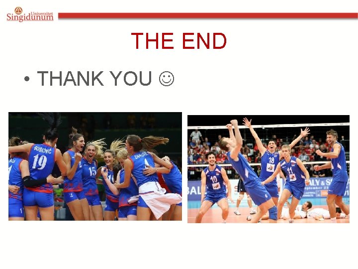 THE END • THANK YOU 