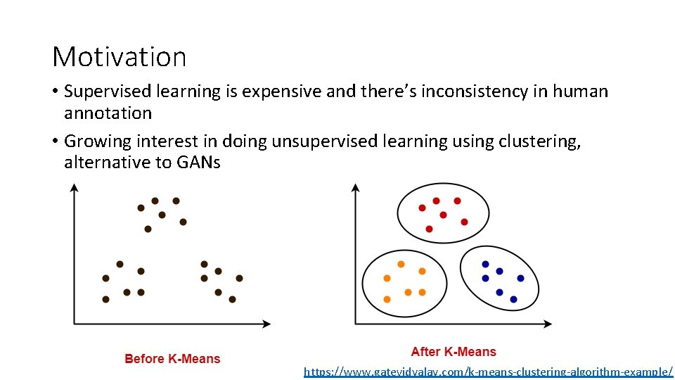 Motivation • Supervised learning is expensive and there’s inconsistency in human annotation • Growing