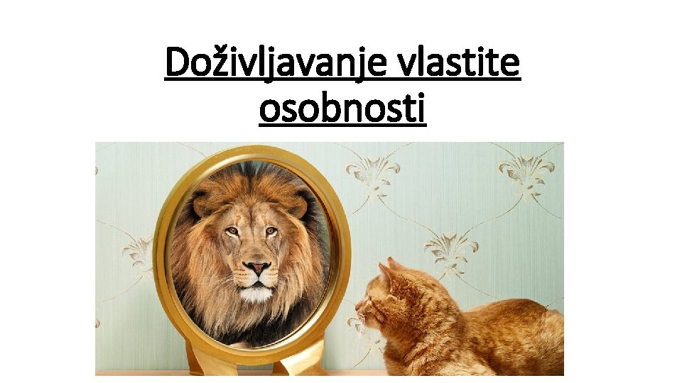 Doživljavanje vlastite osobnosti 