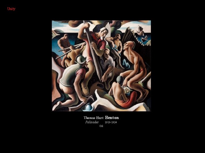 Unity Thomas Hart Benton Palisades 1919 -1924 Oil 