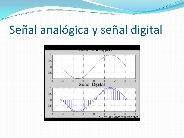 Señal analógica y señal digital 