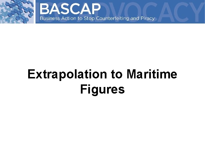 Extrapolation to Maritime Figures 