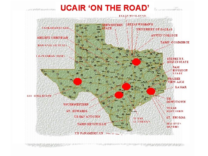 UCAIR ‘ON THE ROAD’ 