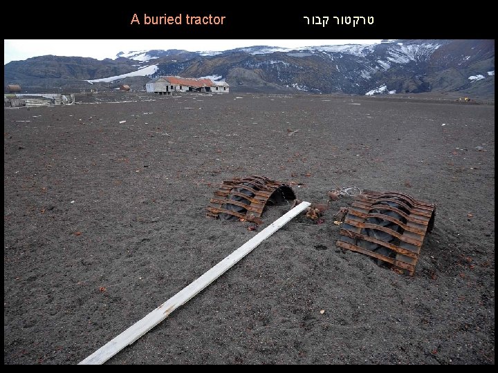 A buried tractor טרקטור קבור 