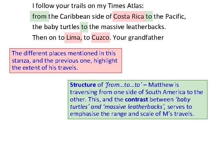 I follow your trails on my Times Atlas: from the Caribbean side of Costa I follow your trails on my Times Atlas: from the Caribbean side of Costa
