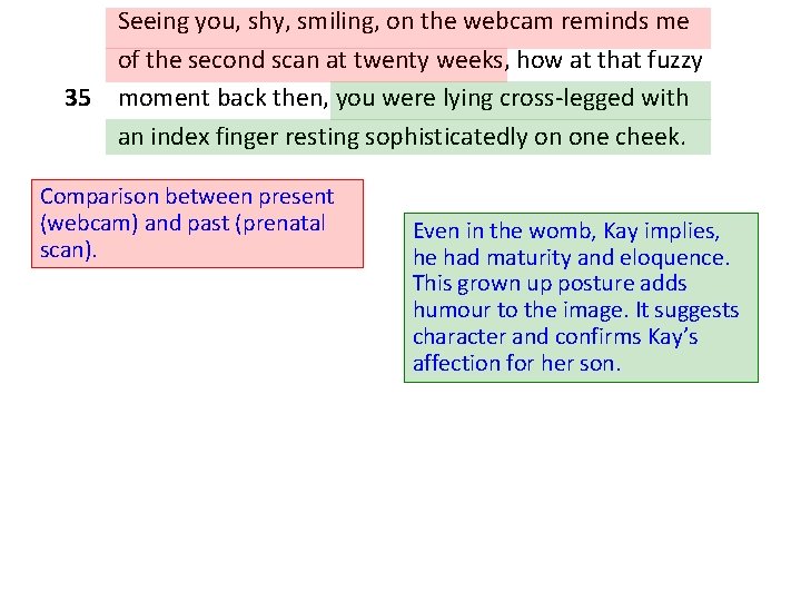 Seeing you, shy, smiling, on the webcam reminds me of the second scan at Seeing you, shy, smiling, on the webcam reminds me of the second scan at