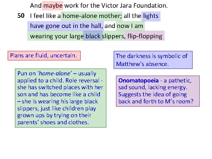 And maybe work for the Victor Jara Foundation. 50 I feel like a home-alone And maybe work for the Victor Jara Foundation. 50 I feel like a home-alone