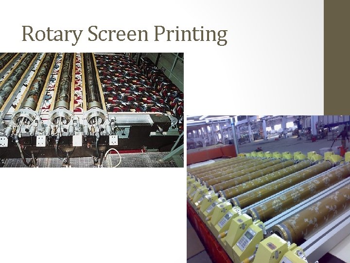 Rotary Screen Printing 