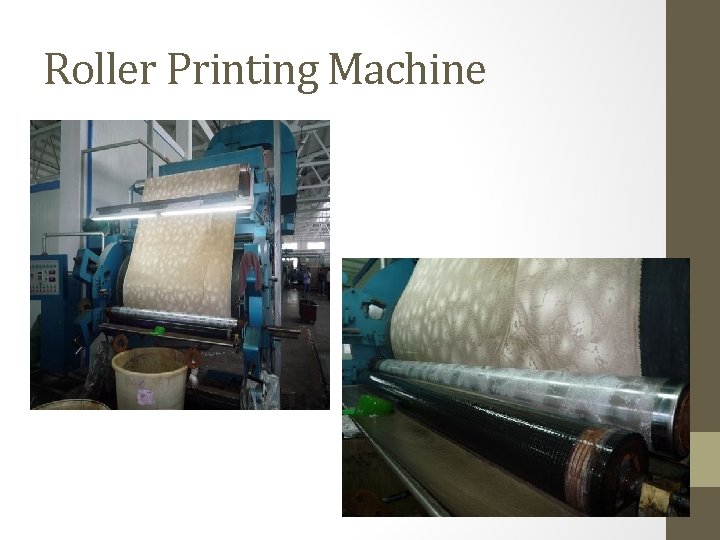 Roller Printing Machine 