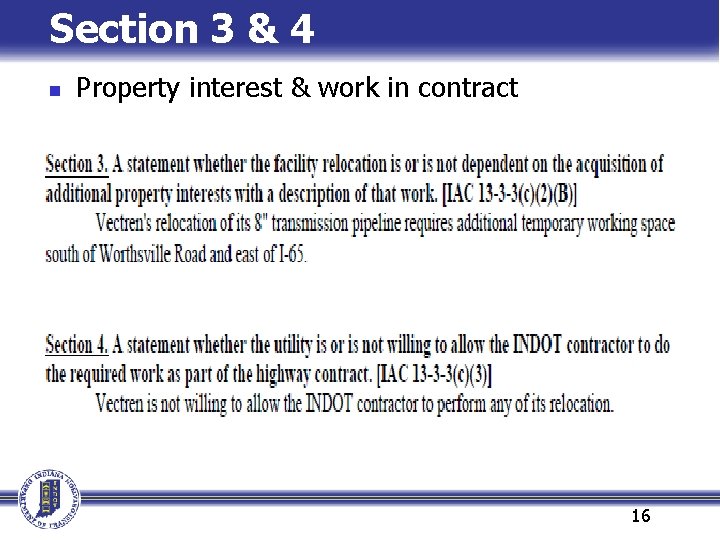 Section 3 & 4 n Property interest & work in contract 16 Section 3 & 4 n Property interest & work in contract 16