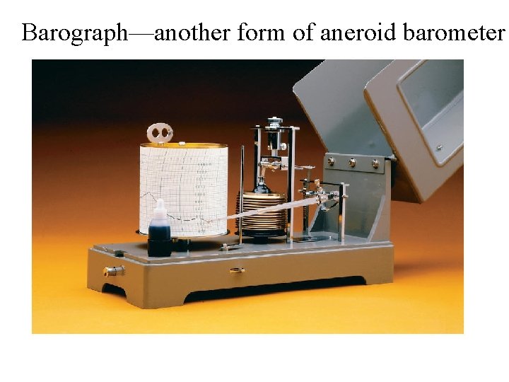 Barograph—another form of aneroid barometer 