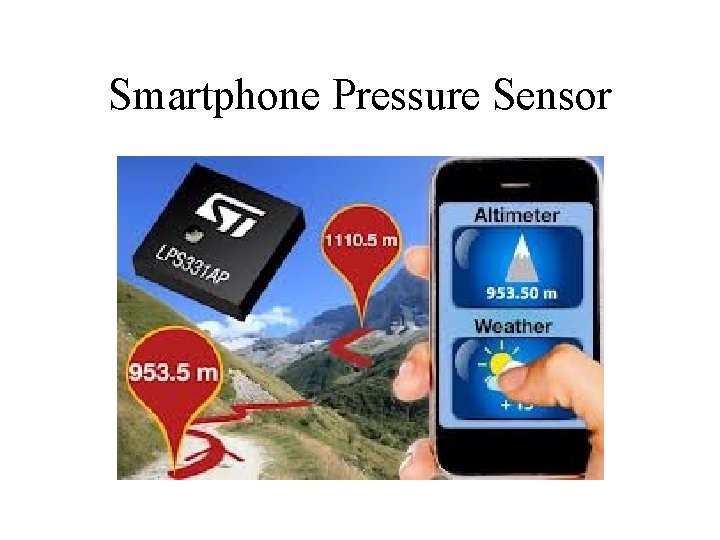 Smartphone Pressure Sensor 