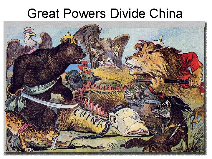 Great Powers Divide China 